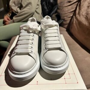 Alexander McQueen Classic White Sneakers